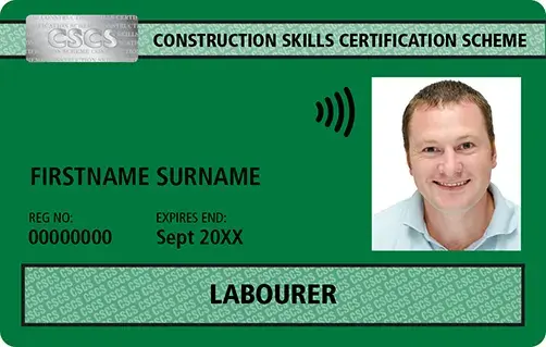 CARD VERDE CSCS — Muncitor